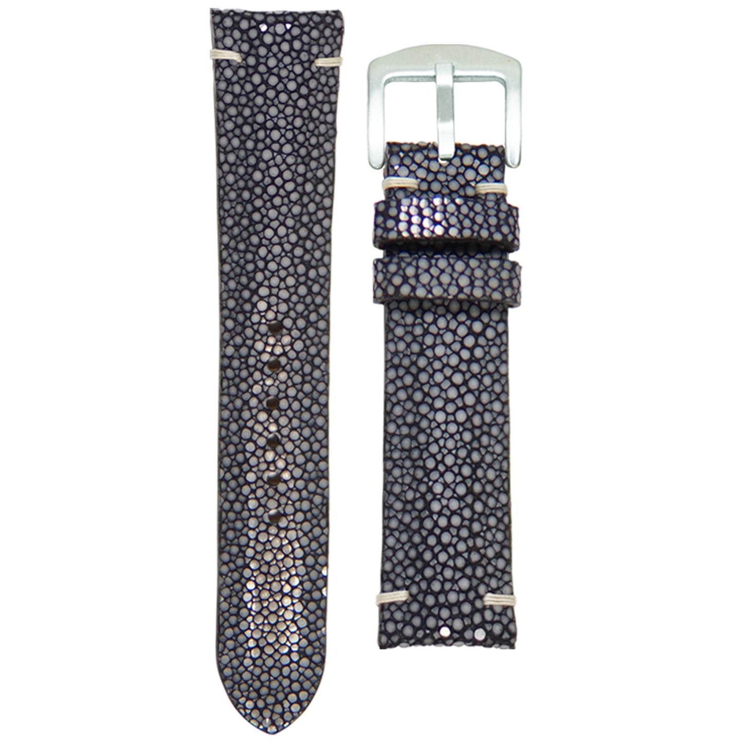 Apple Watch Strap - Stingray Leather - Black