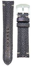 Load image into Gallery viewer, Apple Watch Strap - Stingray Leather - Black