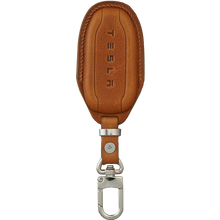 Load image into Gallery viewer, Tesla Key Fob Cover - Brown Vachetta