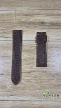 Load and play video in Gallery viewer, Shark Skin Watch Strap - Brown