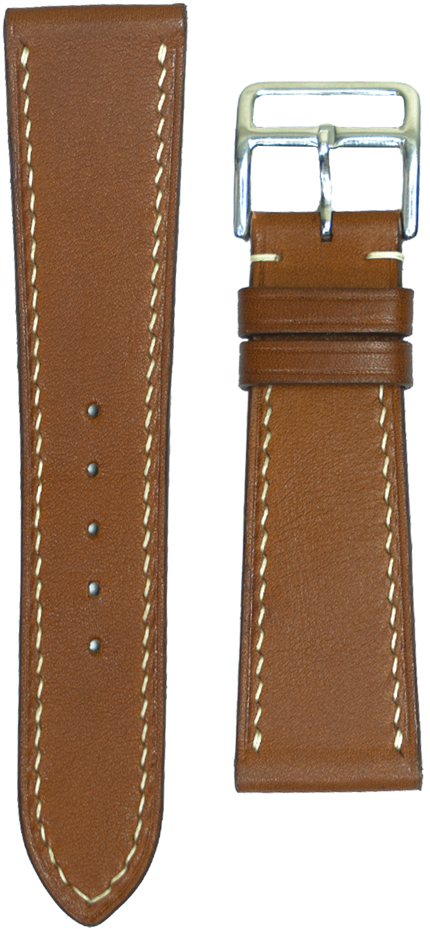 Barenia Leather Watch Strap - Brown