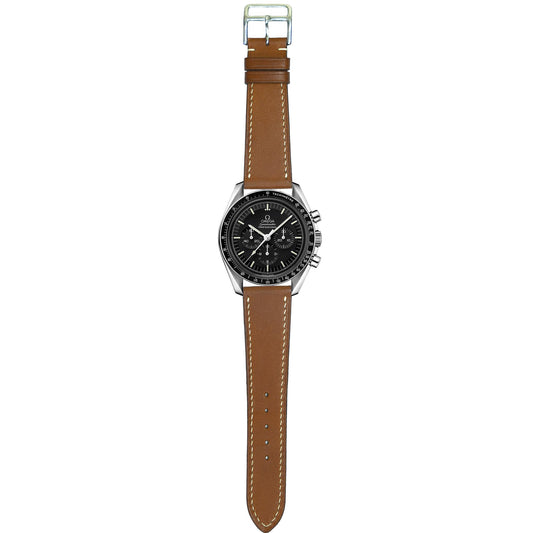 Barenia Leather Watch Strap - Brown