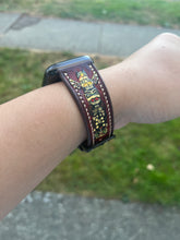 Load image into Gallery viewer, The Totem Pole - Engraved Leather Watch Straps