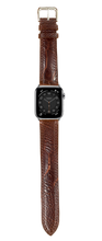 Load image into Gallery viewer, Ostrich Leg Leather Watch Strap - Dark Brown