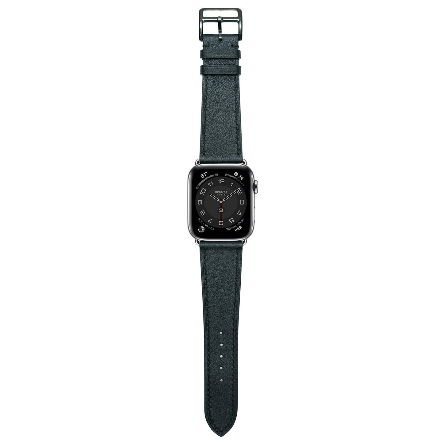 Swift Leather Watch Strap - Black
