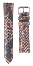 Load image into Gallery viewer, Snakeskin Leather Watch Strap - Copper