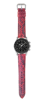 Load image into Gallery viewer, Snake Skin Watch Strap - Red