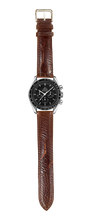 Load image into Gallery viewer, Ostrich Leg Leather Watch Strap - Dark Brown