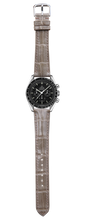 Load image into Gallery viewer, Crocodile Leather Watch Strap - Gray

