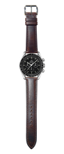 Load image into Gallery viewer, Badalassi Wax Leather Watch Strap - Dark Brown