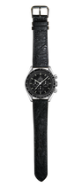 Load image into Gallery viewer, Ostrich Leather Watch Strap - Black