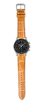 Load image into Gallery viewer, Crocodile Leather Watch Strap - Light Brown
