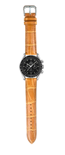 Load image into Gallery viewer, Crocodile Leather Watch Strap - Light Brown