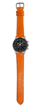 Load image into Gallery viewer, Dollaro Leather Watch Strap - Orange