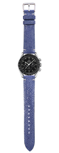 Load image into Gallery viewer, Stingray Leather Watch Strap - Blue