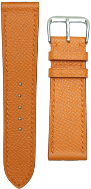 Epsom Leather Watch Strap - Orange
