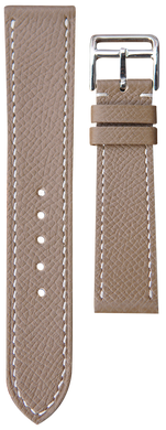 Epsom Leather Watch Strap - Taupe