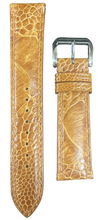 Load image into Gallery viewer, Ostrich Leg Leather Watch Strap - Light Brown