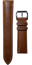 Load image into Gallery viewer, Badalassi Wax Leather Watch Strap - Cognac
