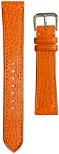 Load image into Gallery viewer, Dollaro Leather Watch Strap - Orange