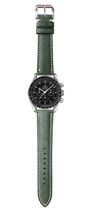 Load image into Gallery viewer, Babele Linen Leather Watch Strap - Verde
