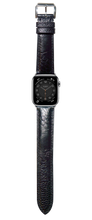 Load image into Gallery viewer, Ostrich Leg Leather Watch Strap - Black