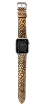 Load image into Gallery viewer, Ostrich Leg Stonewash Leather Watch Strap - Brown