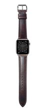 Load image into Gallery viewer, Badalassi Wax Leather Watch Strap - Dark Brown