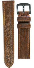 Load image into Gallery viewer, Shark Skin Watch Strap - Brown