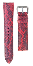 Load image into Gallery viewer, Snake Skin Watch Strap - Red