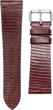 Load image into Gallery viewer, Lizard Leather Watch Strap - Red