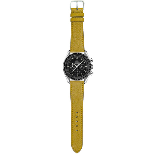 Alran Goat Leather Watch Strap - Yellow