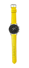 Load image into Gallery viewer, Crocodile Leather Watch Strap - Yellow