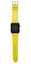 Load image into Gallery viewer, Lizard Leather Watch Strap - Yellow
