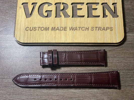 Brown Crocodile Strap for an IWC Portugieser Chronograph