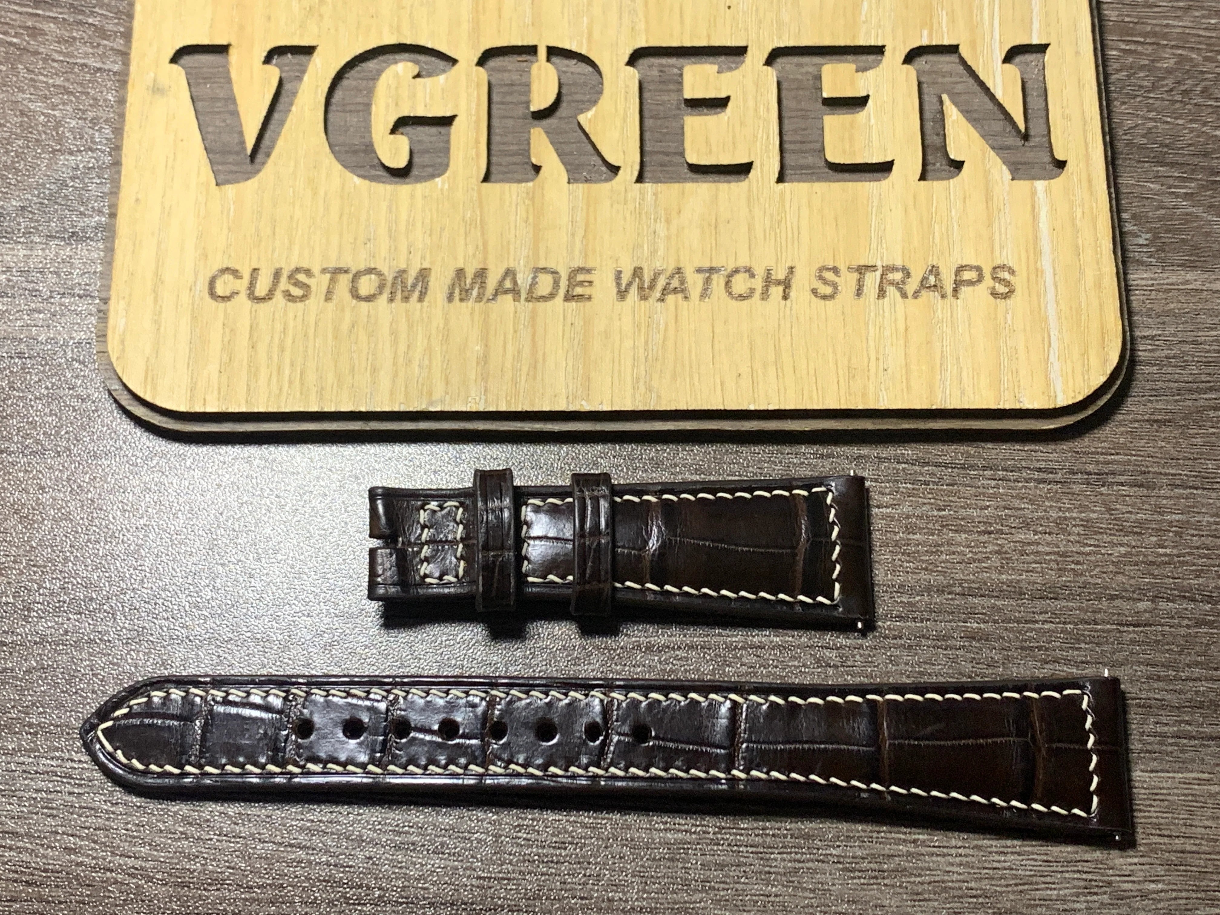 Brown Crocodile Strap for Patek Philippe 5396R – VGreen