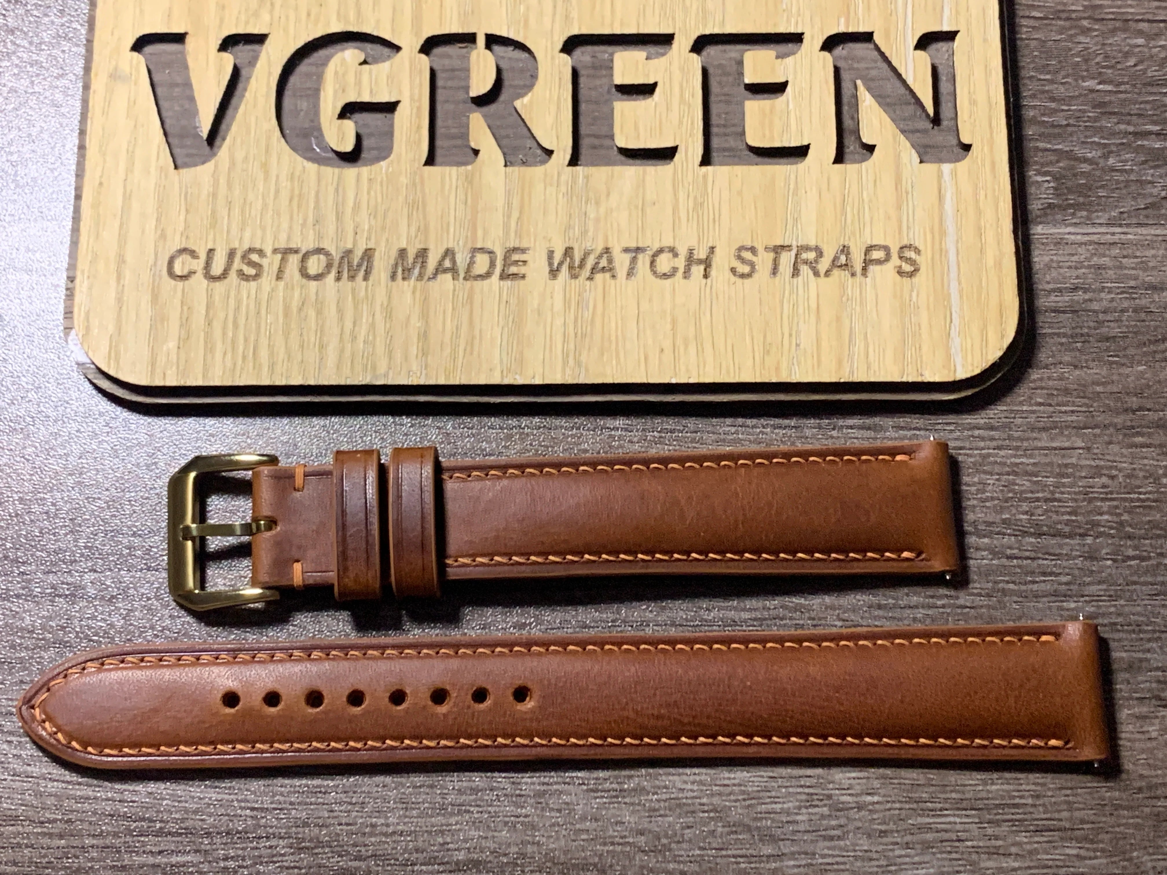 Extra-Long Badalassi Strap for a Timex Waterbury – VGreen
