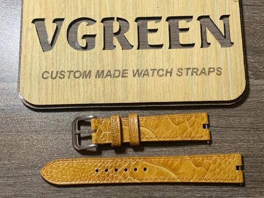 Center-Notched Strap for Gerald Genta Success Calendar