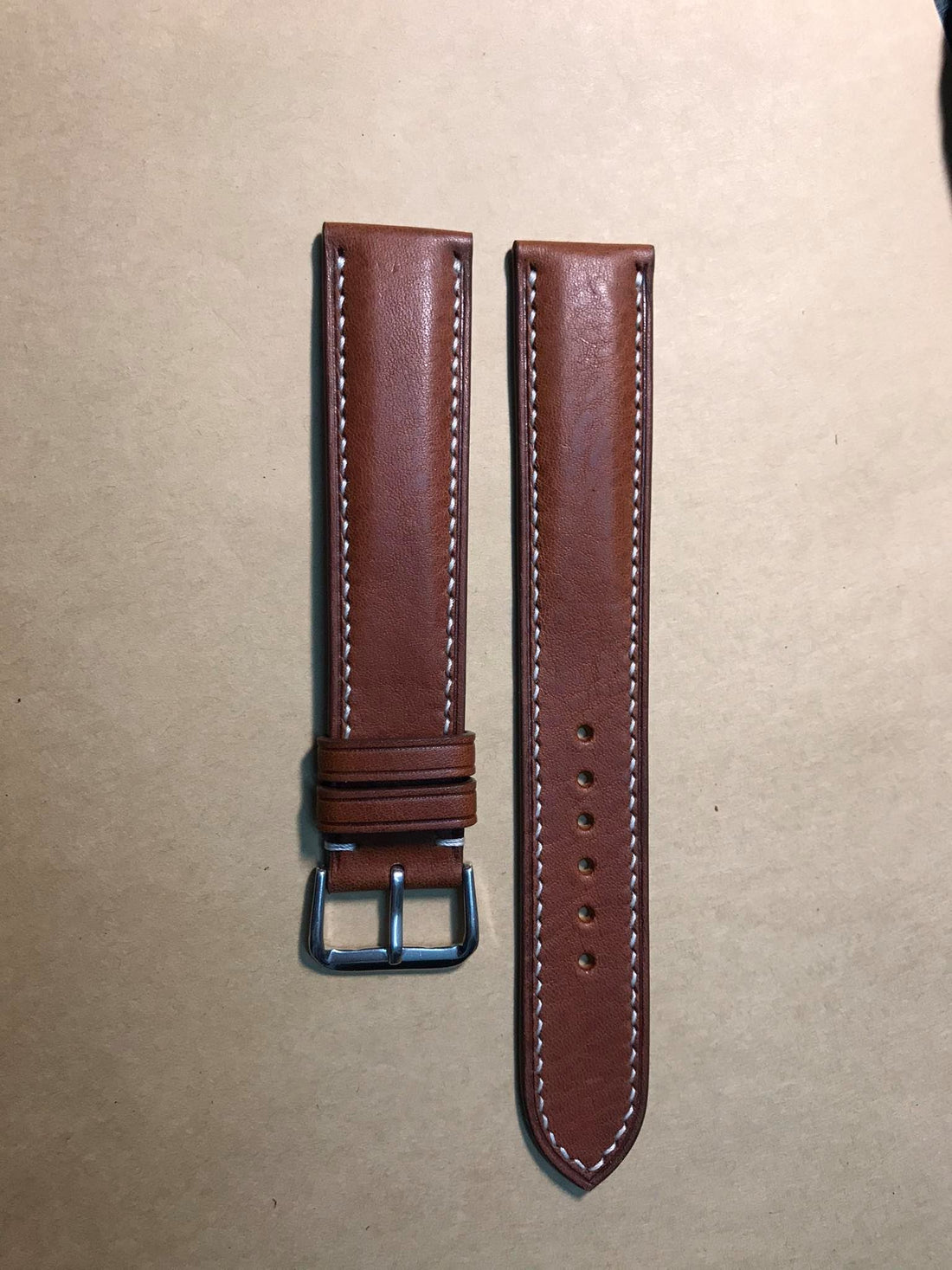 Minerva Leather Strap for Stauer Series 7 Regulator II
