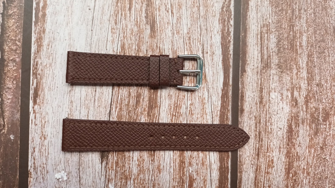 Wine Red Epsom Leather Strap For Exaequo Softwatch