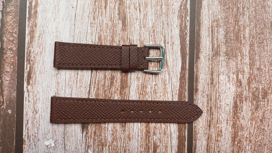 Wine Red Epsom Leather Strap For Exaequo Softwatch