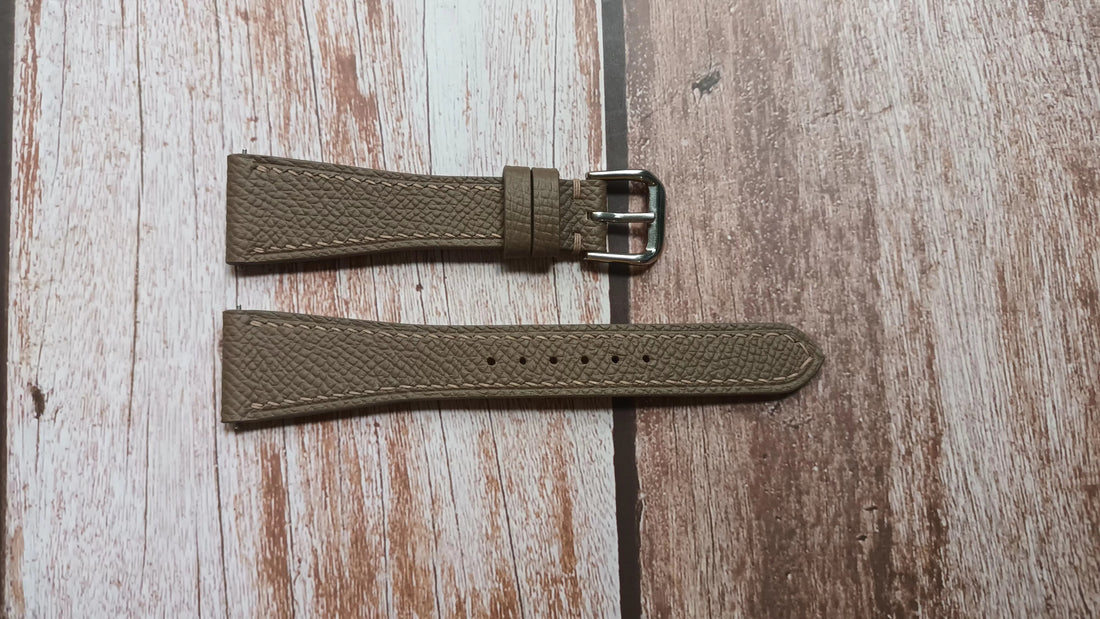 Taupe Epsom Leather Strap For Patek Philippe Gondolo 5014 Watch