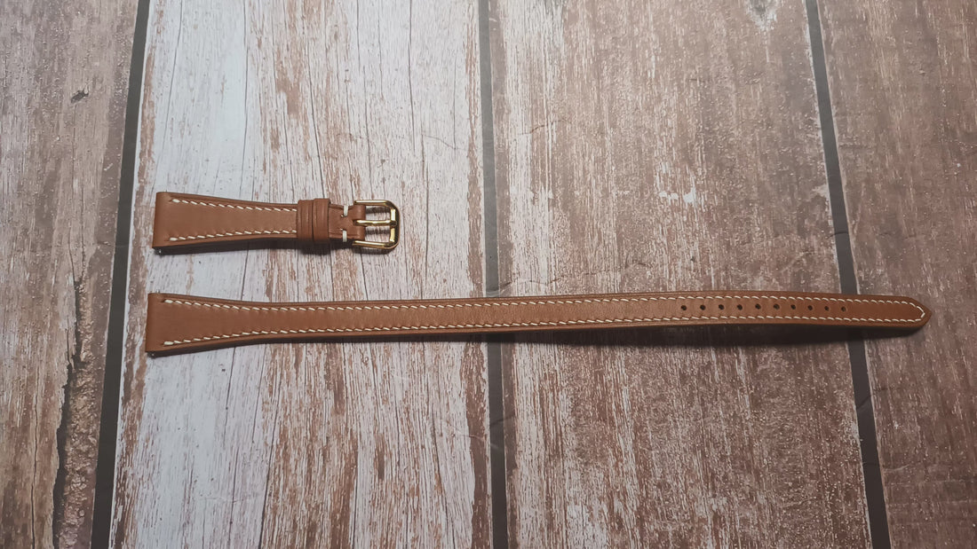 Brown Barenia Leather Strap