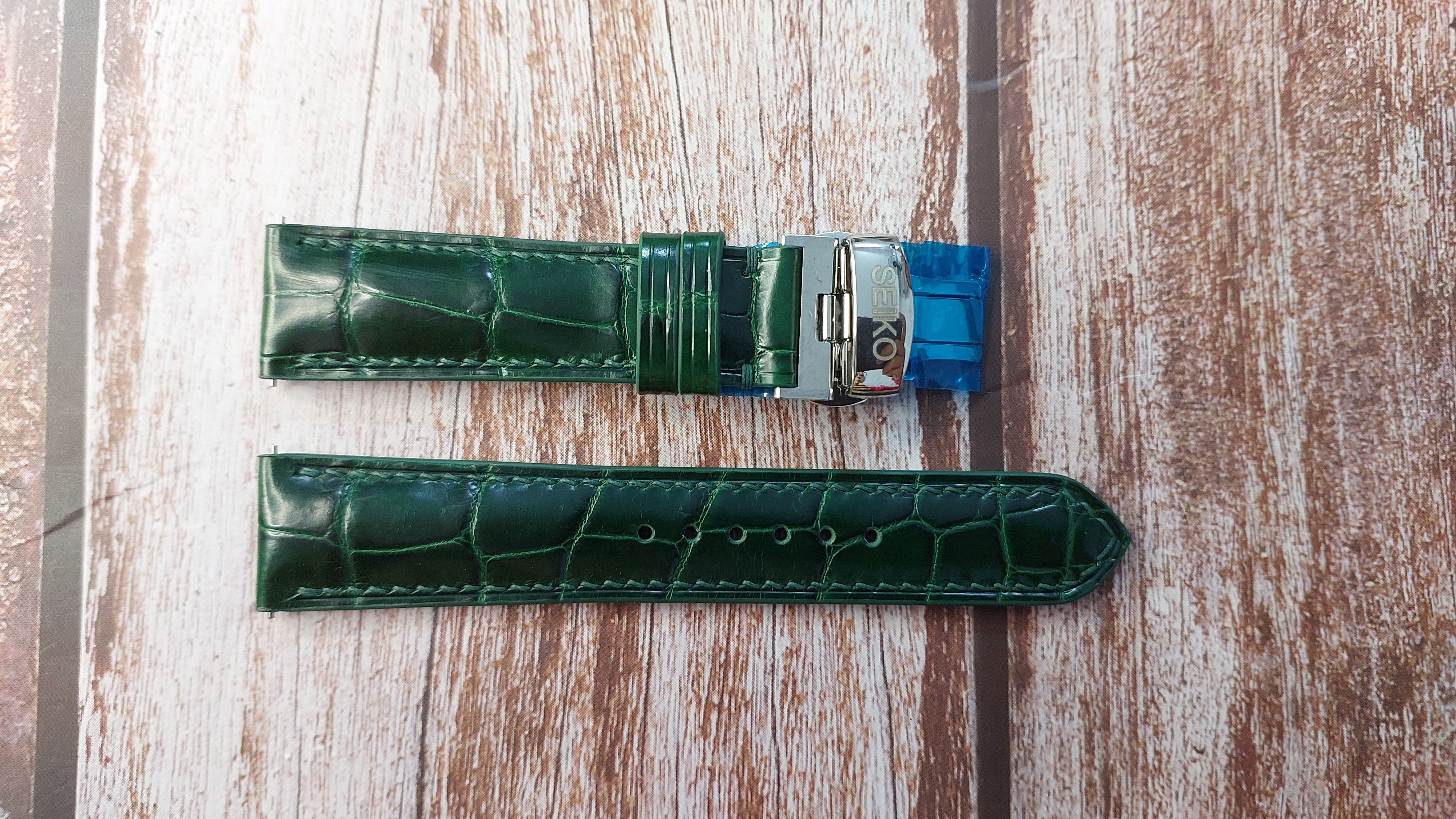 Seiko crocodile outlet strap