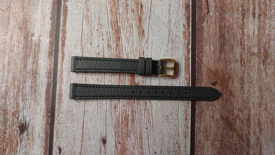 Gris Meyer Epsom Custom Leather Strap