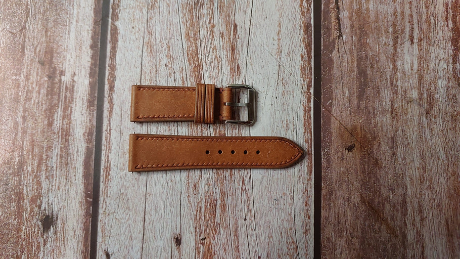 Whisky Maya Custom Leather Strap