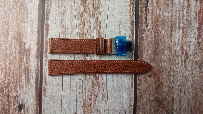 Whisky Dollaro Custom Leather Strap For Chopard Imperiale Watch For Christopher Ward C65 Dune Bronze Watch