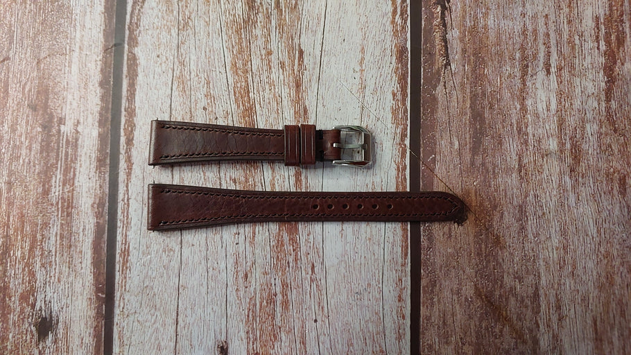 Dark Brown Badalassi Wax Custom Leather Strap