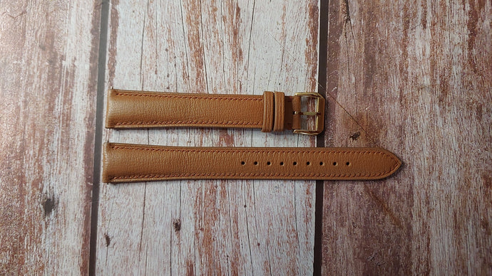 Brown Alran Goat Custom Leather Strap For Citizen Eco Drive Watch