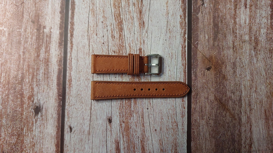 Whisky Maya Custom Leather Strap